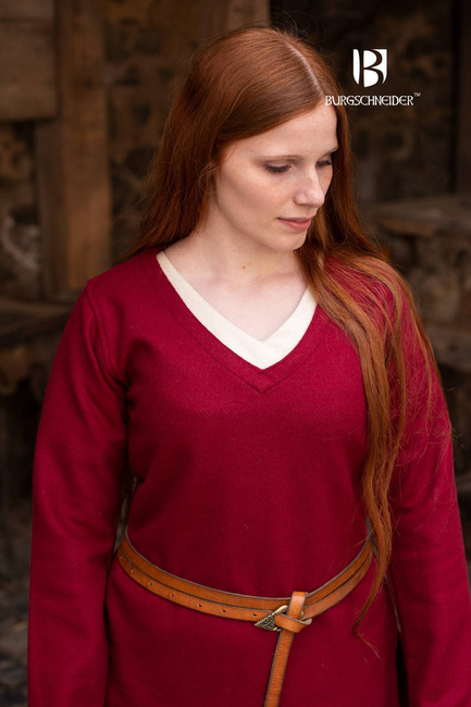 Wool Tunic Hyria - Red
