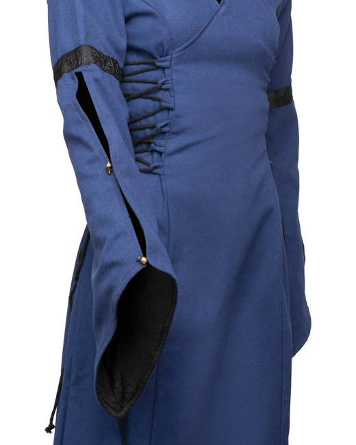 Antaris Dress Canvas - Blue - suknia bawełniana