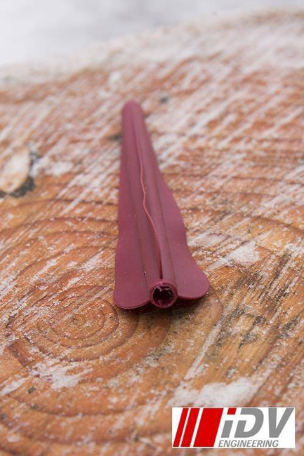 Fletching - Dark red - lotki do strzał larpowych IDV