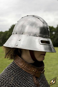 Guardsman Helmet - Polished Steel