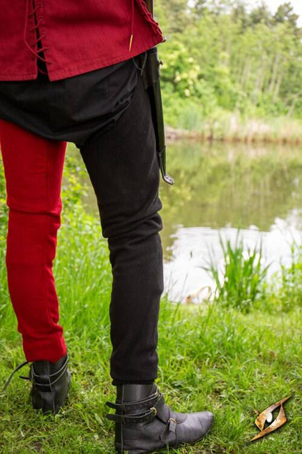 Single Hose - Black - Wool