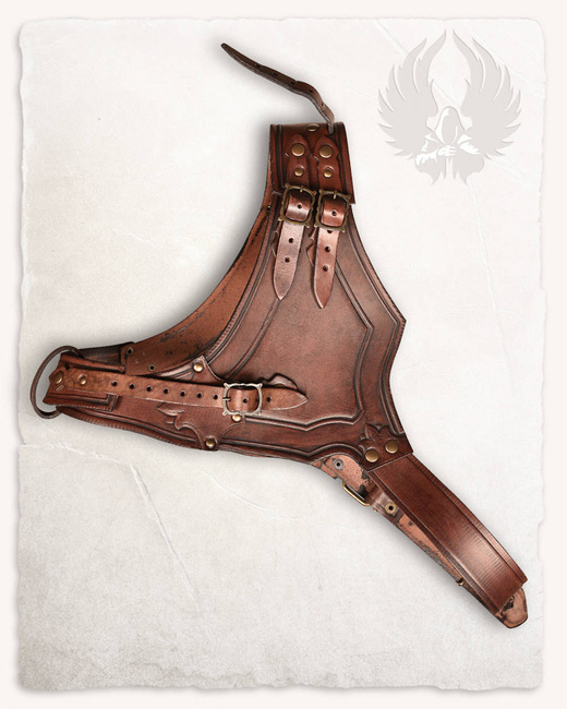 Crisso Leather Spaulders 2ND ED - Brown