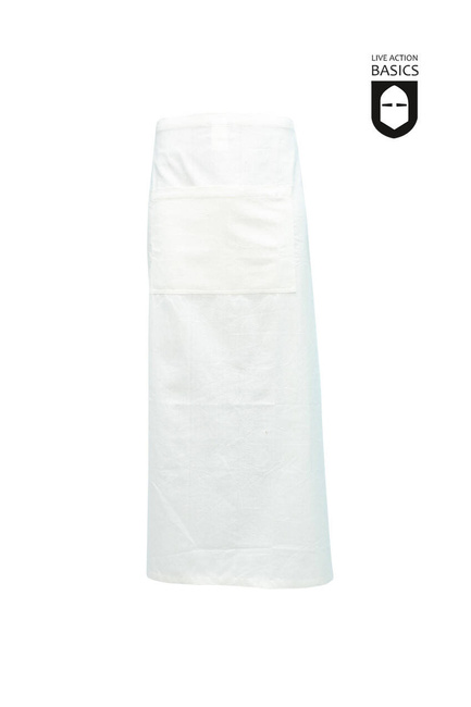 Long Apron - Natural - płócienny fartuch