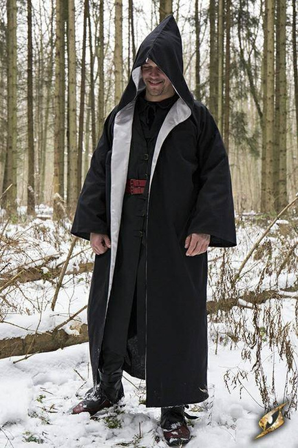 Magician Robe - Black/Silver