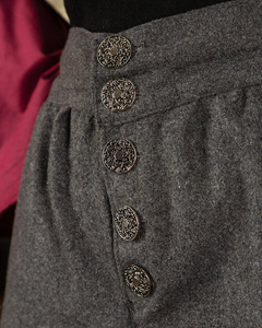 Tilly Trousers Wool Gray - wełniane krótkie spodnie