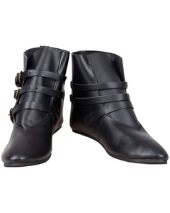 Raimund Boot 2nd Ed. - Black  - skórzane półbuty