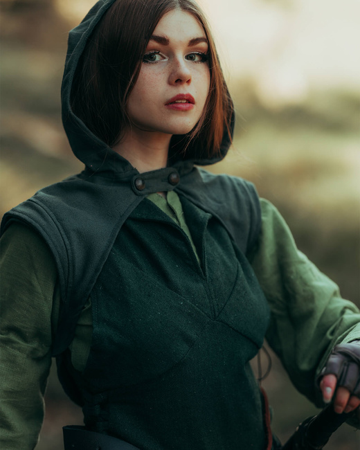 Galatea Tunic Canvas - Green - tunika bawełniana