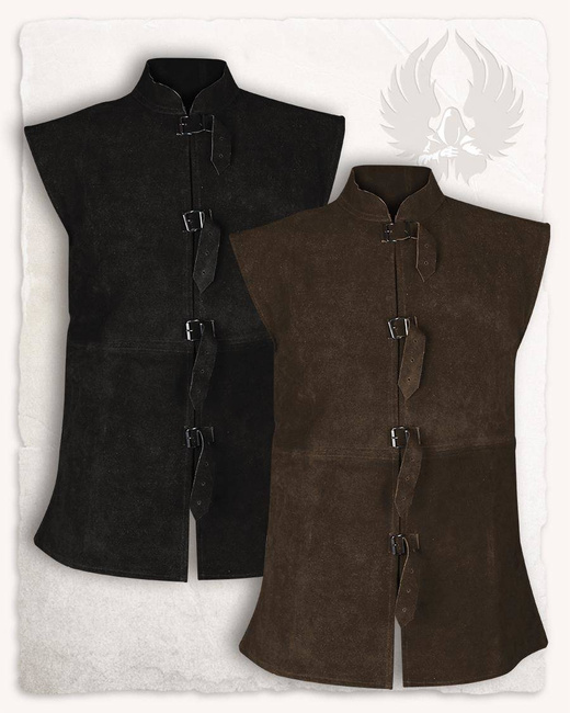 Orthello Suede Vest Black - kamizelka średniowieczna