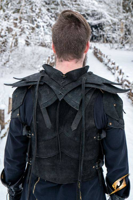 Shadow Shoulder Set Suede - Black