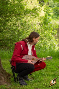 Single Hose - Red - Wool