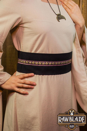 Jeanne fabric belt - Black