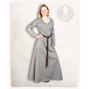 Wilma Dress Grey - wełniana suknia