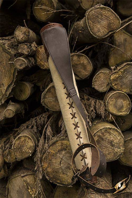 Quiver Archer Creme/Brown - Kołczan do strzał larpowych