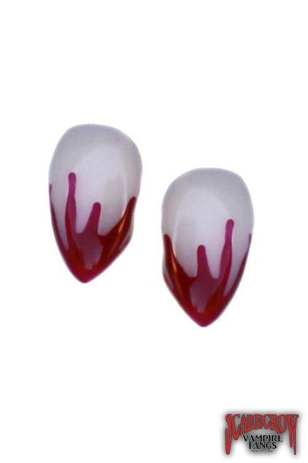 ScareCrow Vampire Fangs - Small - Blood Tips