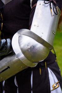 Landsknecht Vambraces - Steel - ręce landsknechta