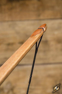 Flatbow Large Wood - Łuk larpowy prosty ~26 lbs@28