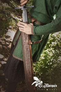 Longmesser Scabbard - Black Viking - pochwa ma miecz