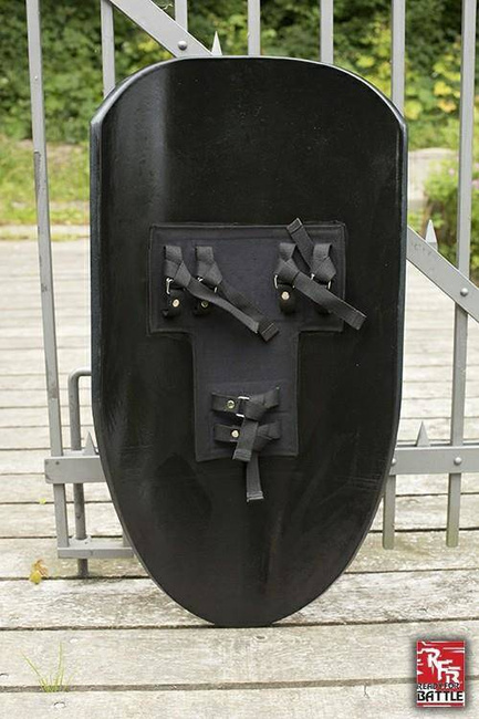 RFB Large Shield Black - Silver