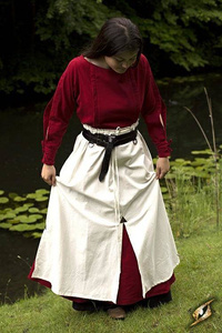 Battle Skirt - Off White (unisex)