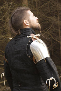 Churburg Shoulders - Polished Steel