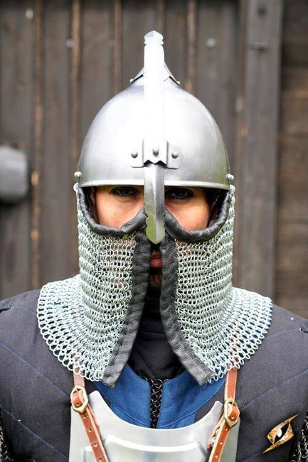 Persian Helmet - Polished Steel