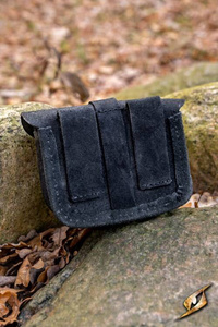 Warrior Bag - Suede - Black - Small