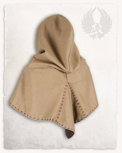 Halaif Hood Wool Sand/Brown 2nd Edition - wełniany kaptur