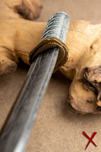 Tanto Throwing Knife - White - 25 cm