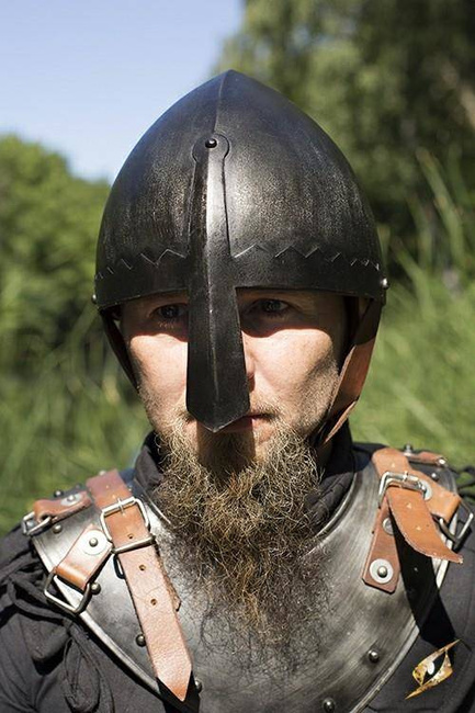 Norman Nasal Helmet - Epic Dark