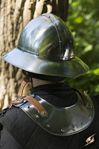 Neck Plate Warrior - Polished Steel