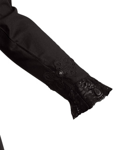 Viscardi shirt - Black - koszula w gotyckim stylu