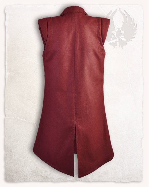 Tilly Vest Premium Canvas Bordeaux - kamizelka płócienna