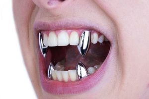 ScareCrow Werewolf Fangs - Chrome