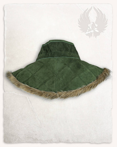 Nimue Lined Collar Suede - Green