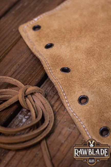 Vryla Split Leather Bracelets - Light Brown