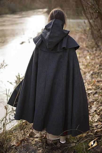 Cloak Wool - Dark Grey