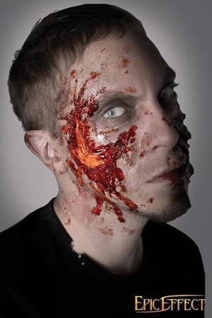Zombie Cheekbone Exposed - Sztuczna rana