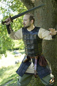 Leather Brigandine - Black