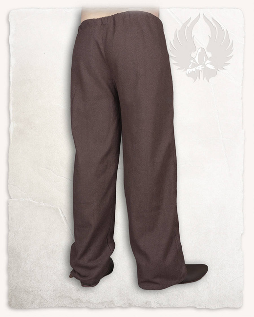 Kasimir Pants Brown - płócienne spodnie