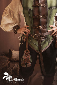 Mercenary Belt - Brown - skórzany pas