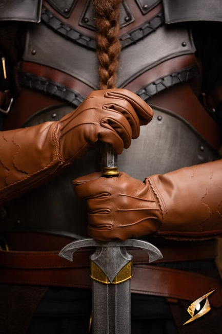 Scales Gloves - Brown