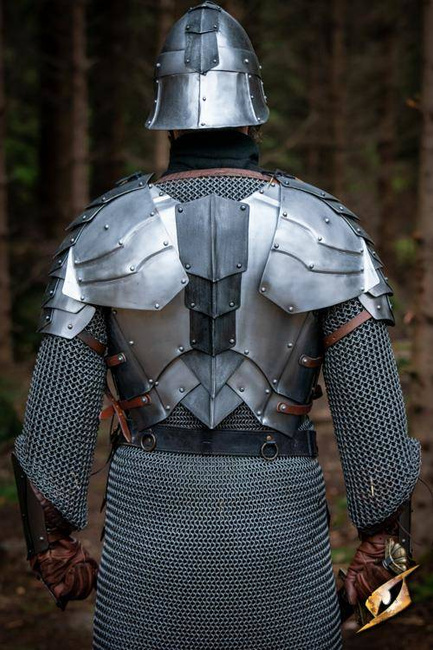 Dreki Pauldrons-Matte Polish/Epic Dark