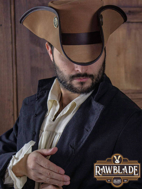 Three Doublons Tricorne - Light Brown