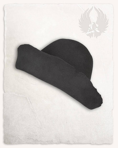 Bruno Felthat Grey - czapka średniowieczna, kapelusz filcowy