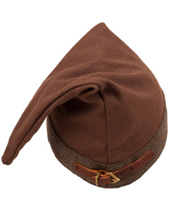 Toki hat canvas - Brown - płócienna czapka 