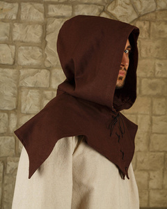 Folke Hood Brown - kaptur bawełniany