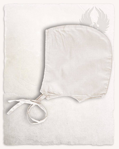 Lisbeth Bonnet Cream - czepek średniowieczny