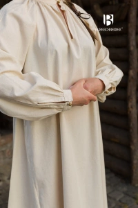 Rus Dress Lilia - Natural - bawełniana suknia spodnia