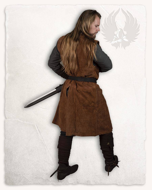 Bowen Tabard Brown - zamszowy tabard