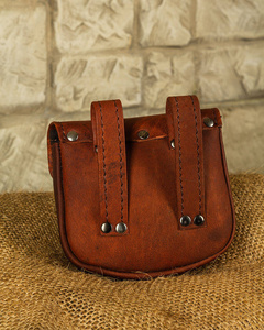 Leon Beltbag Large Brown - skórzana kaletka